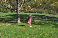 Girls at the Acton Conservatory in the Fall